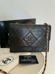 Chanel Classic Flap Bag Gold Hardware (1989) – Stan Idealny!