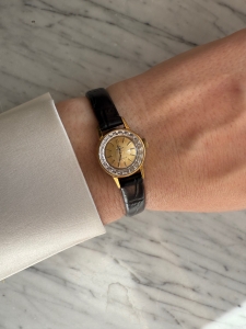 OMEGA DeVille szwajcarski zegarek vintage, damski 17mm