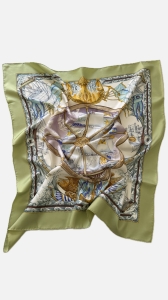 Hermès Vive le vent  jedwabna duża chusta +pudelko stan idealny jak nowa 