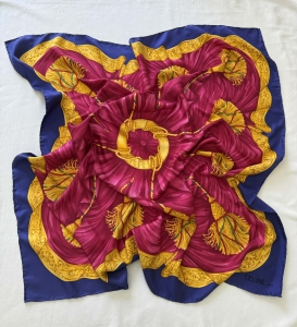 Celine jedwabna duża chusta, 100 % jedwab 