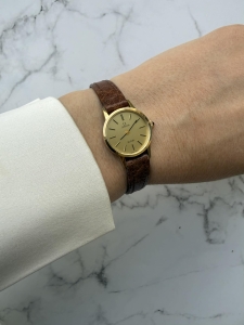 OMEGA DeVille szwajcarski zegarek vintage, damski 20mm, naciąg manualny