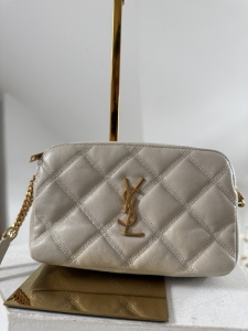 Saint Laurent torba na ramię kremowa 