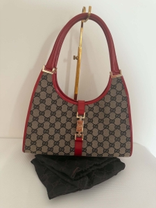 Torebka na ramię GUCCI Jackie Jacquard Leather 