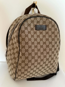 Gucci plecak w monogramie duży canvas