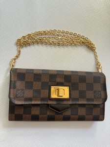 Louis Vuitton dlugi portfel/ torebka damier ebene