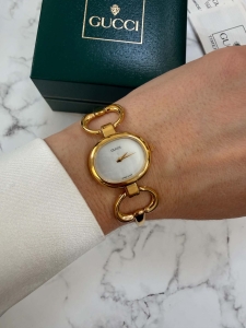 GUCCI Horsebit, szwajcarski zegarek, w całości oryginalne elementy, bransoleta one size, koperta 26mm + box (1)