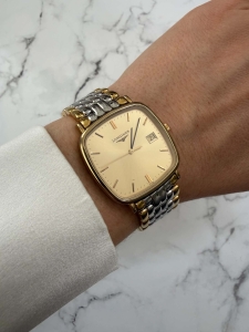 Longines Grand Classic, szwajcarski zegarek, w całości oryginalne elementy, kwadratowa koperta 31mm, unisex