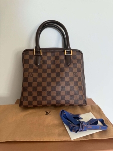 LOUIS VUITTON Brera Damier Ebene – Torebka, komplet: pudełko/worek 